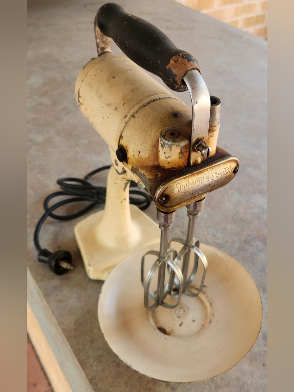 Sunbeam Mixmaster Model 1 Mixer 1930's 10 Speed No Bowl